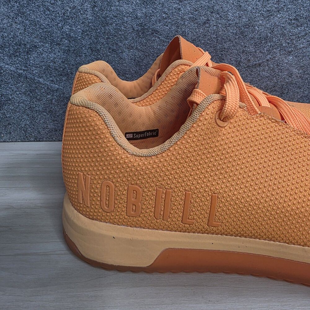 NOBULL Outwork Edge Training Shoes Men's Size 10 Bright Orange Sneakers MINT - Picture 3 of 12